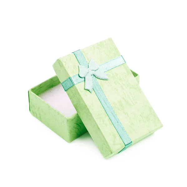 Gift box with a bow isolated — Stock Photo, Image