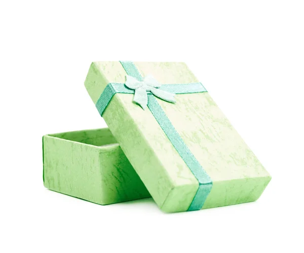 Gift box with a bow isolated — Stock Photo, Image