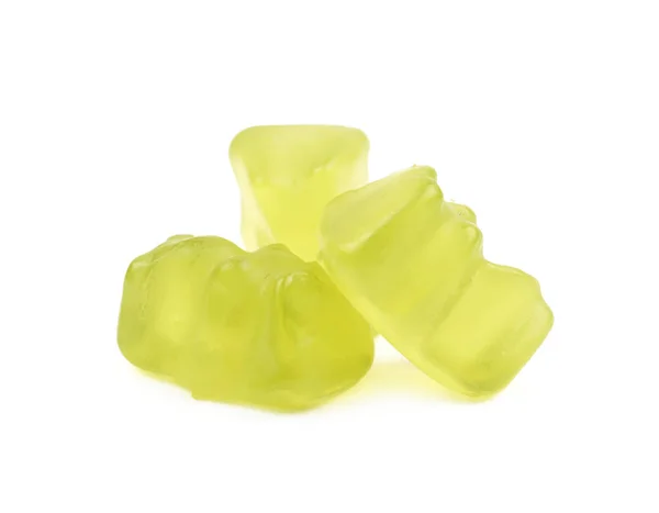 Högen av gummy bear godis isolerade — Stockfoto