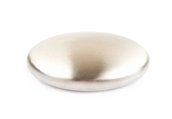 Stainless steel soap isolated — Stock Photo, Image