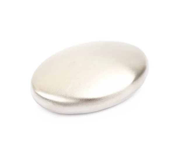Stainless steel soap isolated — Stock Photo, Image