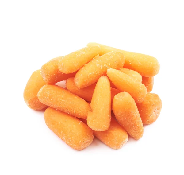 Baby carrots isolated — Stock Photo, Image