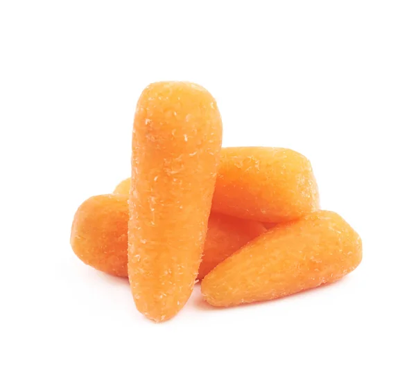 Baby carrots isolated — Stock Photo, Image