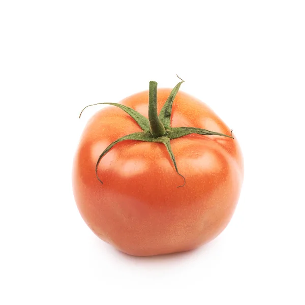 Ripe red tomato isolated — Stock Photo, Image