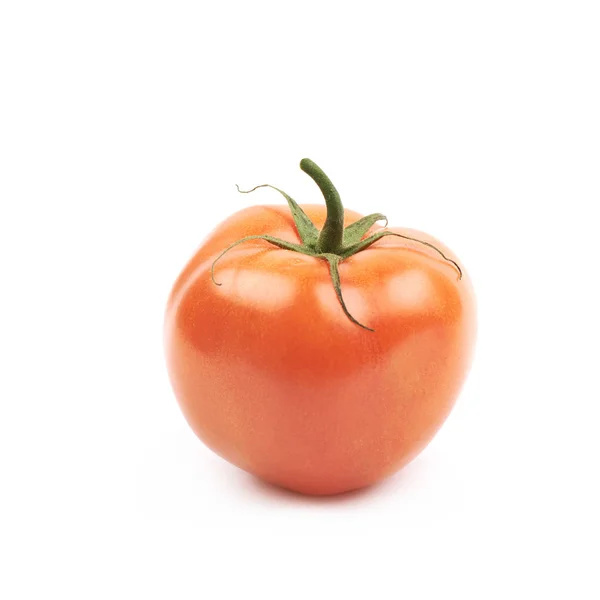Ripe red tomato isolated — Stock Photo, Image