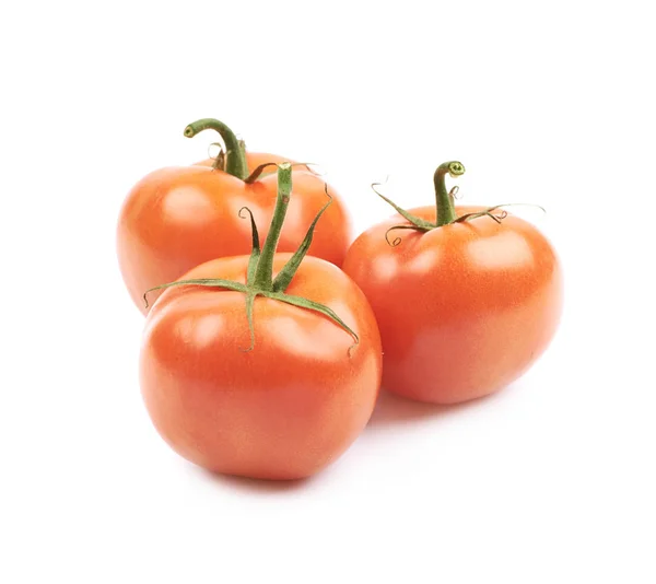 Ώριμη ντομάτα κόκκινο που απομονώνονται — Φωτογραφία Αρχείου