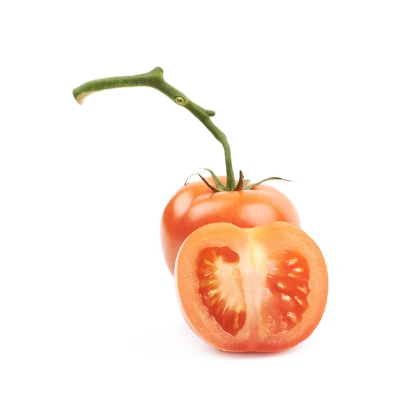 Ripe red tomato isolated — Stock Photo, Image