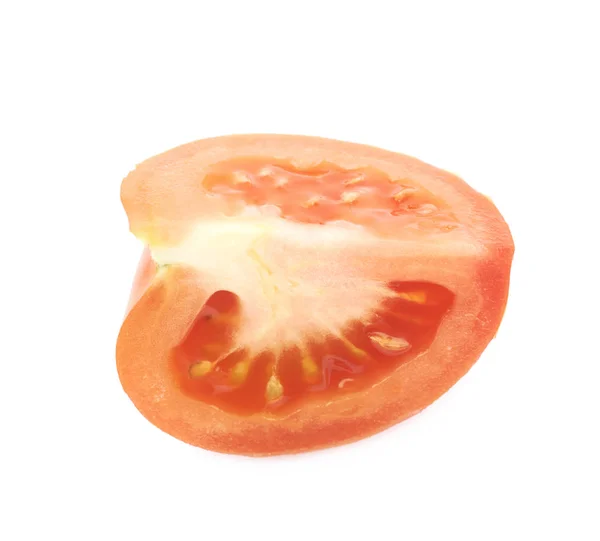 Tomate rouge mûre isolée — Photo