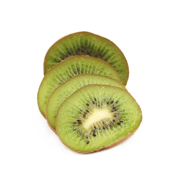 Fruta kiwi suculenta isolada — Fotografia de Stock