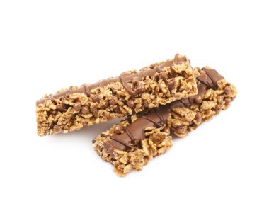Çikolata granola bar izole