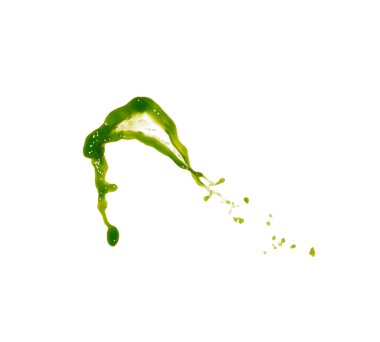 Hareket sıvı sıçrama izole