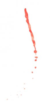 Hareket sıvı sıçrama izole