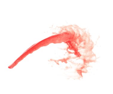 Hareket sıvı sıçrama izole