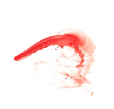 Hareket sıvı sıçrama izole