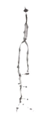 Hareket sıvı sıçrama izole