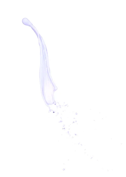 Splash of liquid in motion isolated — Stock Photo, Image