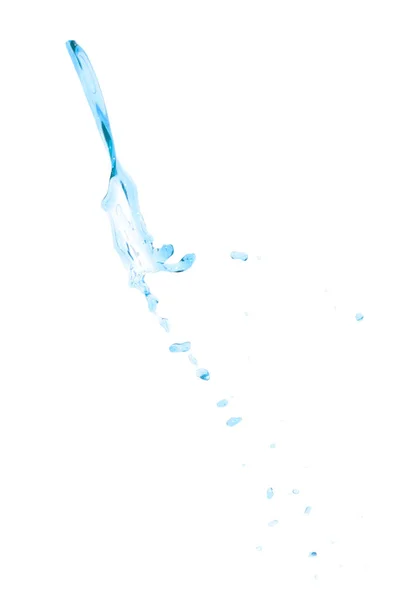 Splash de líquido em movimento isolado — Fotografia de Stock