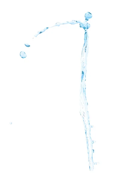 Splash de lichid în mișcare izolat — Fotografie, imagine de stoc