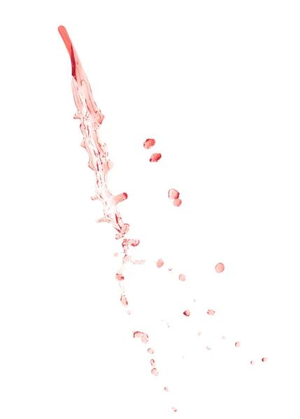 Splash de líquido em movimento isolado — Fotografia de Stock