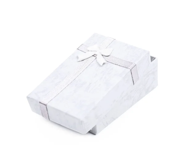 Gift box with a bow isolated — Stock Photo, Image