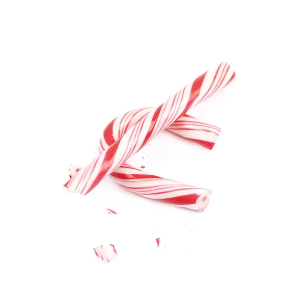 Різдвяні цукерки тростини ізольовані — стокове фото