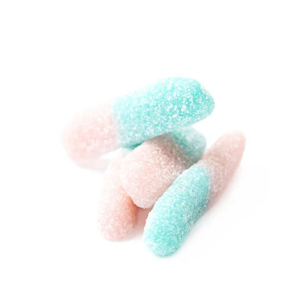 Ζελέ candy σκουλήκι απομονωμένες — Φωτογραφία Αρχείου