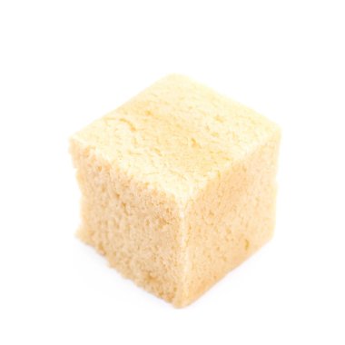 İzole nemli tereyağı pasta