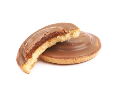 İzole dolgulu bisküvi kek