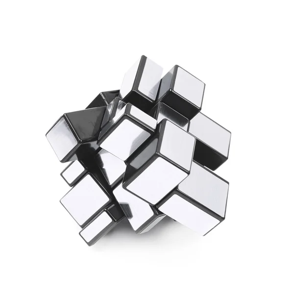 Вариант изолированного куба-головоломки — стоковое фото