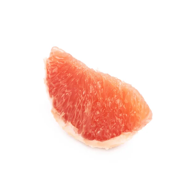 Сочный красный грейпфрут изолирован — стоковое фото