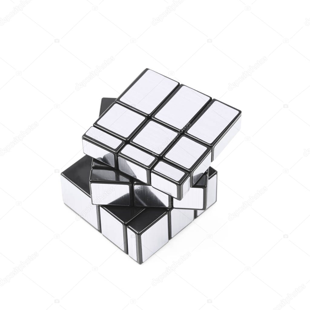 Variation of a puzzle cube isolated