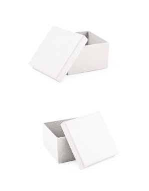 İzole kağıt hediye kutusu