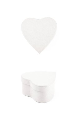 İzole kağıt hediye kutusu