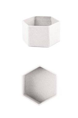 İzole kağıt hediye kutusu