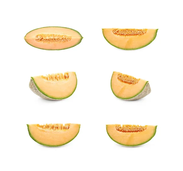 Cirkelsektor av en melon — Stockfoto