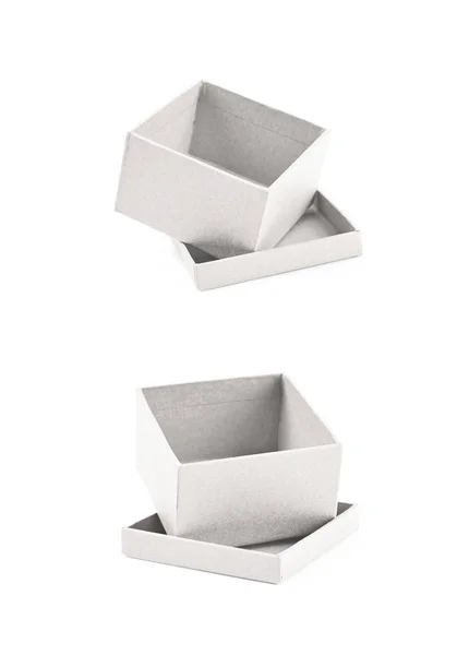 Caja de regalo de papel aislado — Foto de Stock