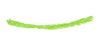 Elle çizilmiş hat izole