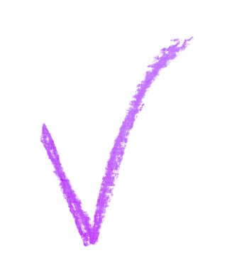 Çizilmiş Evet onay işareti işaret