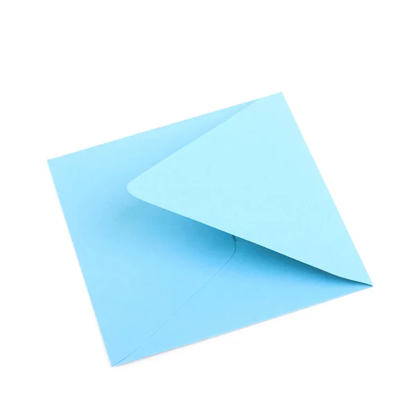 Sqaure tvarované papírová obálka, samostatný — Stock fotografie