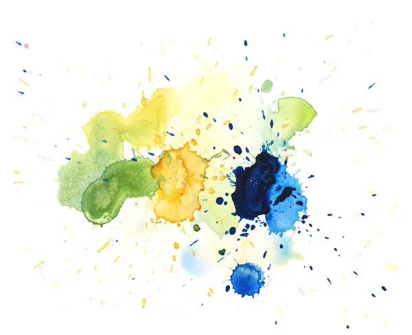 Sulu boya damla leke izole