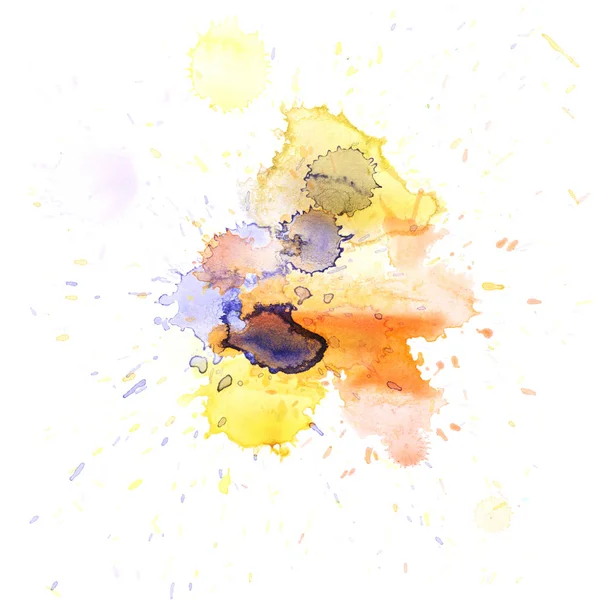 Sulu boya damla leke izole