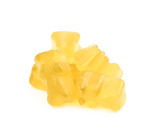 Högen av gummy bear godis isolerade — Stockfoto