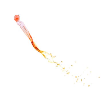 Hareket sıvı sıçrama izole