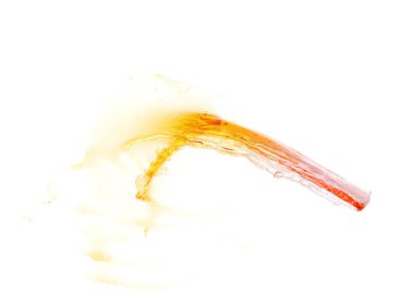 Hareket sıvı sıçrama izole