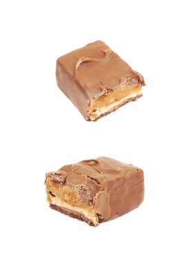 İzole bar çikolata şeker