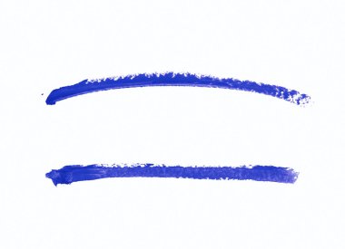 Tek satır işaretçisi kontur izole