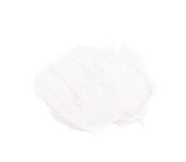 İzole krema buzlanma bulaşmış