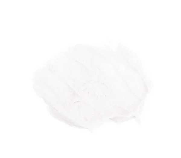 Rozmazany, lukier na białym tle krem — Zdjęcie stockowe
