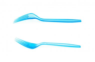 Tek tek kullanımlık plastik çatal