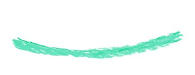 Elle çizilmiş hat izole